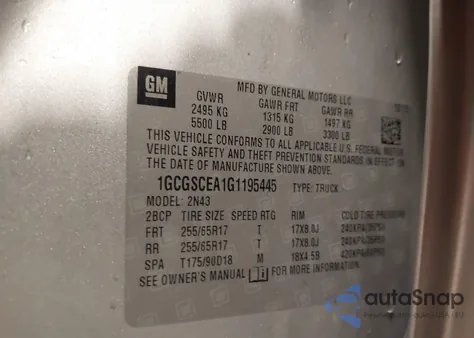 2016 Chevrolet Colorado Lt from USA, damaged, VIN 1GCGSCEA1G1195445